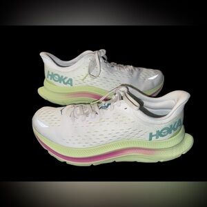 Hoka One Kawana Women's Size 10B Running Shoes Blanc Butterfly 1123164 Great Con